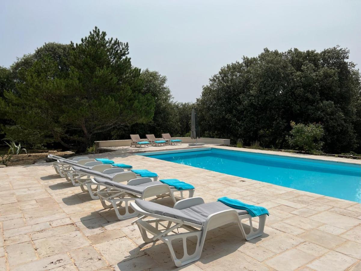Luxurious Family House With Pool In Ardeche. Villa Les Vans Bagian luar foto