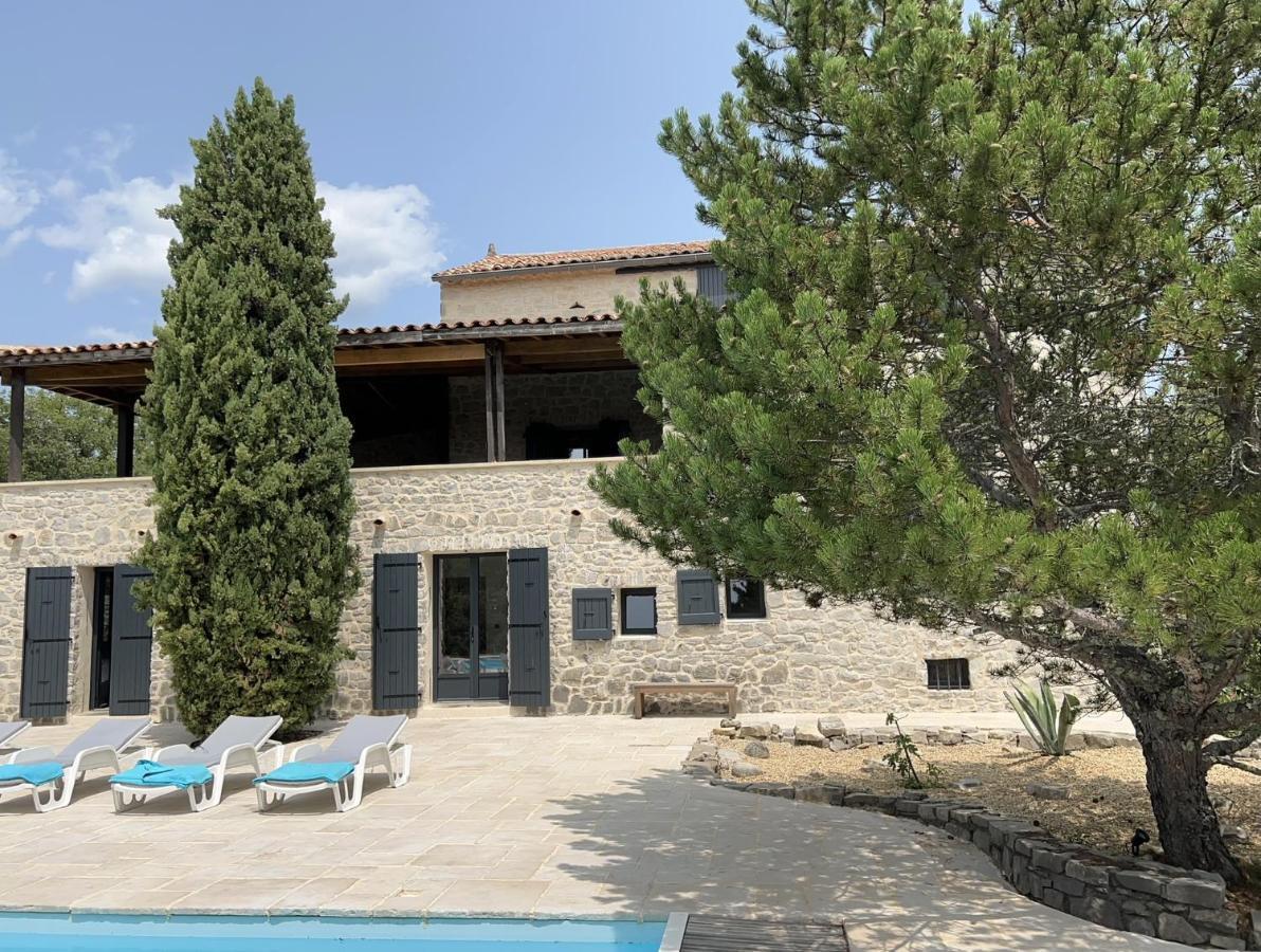 Luxurious Family House With Pool In Ardeche. Villa Les Vans Bagian luar foto