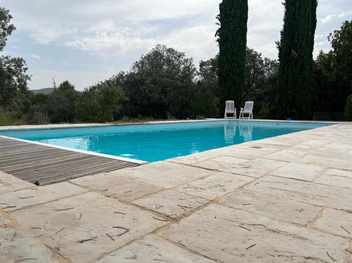 Luxurious Family House With Pool In Ardeche. Villa Les Vans Bagian luar foto